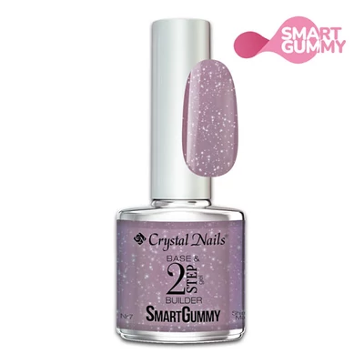 SmartGummy Base & Builder gel - Nr7 Shimmer mauve 8ml