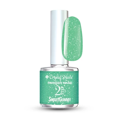 2S SmartGummy Rubber base gel - Nr30 Shimmer Jade 8ml