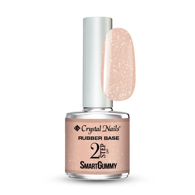 2S SmartGummy Rubber base gel - Nr8 Shimmer Peach 8ml