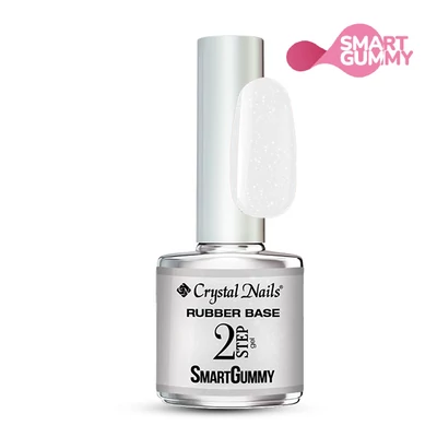 2S SmartGummy Rubber base gel - Nr48 Shimmer White 8ml
