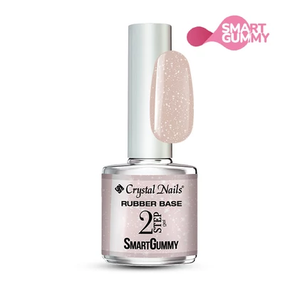 2S SmartGummy Rubber base gel - Nr49 Shimmer Ecru 8ml