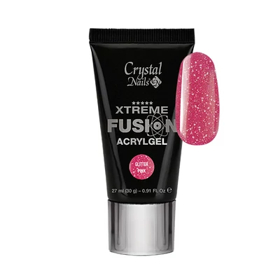 Xtreme Fusion AcrylGel - Glitter Pink 30g