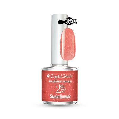 2S SMARTGUMMY RUBBER BASE GEL - NR62 SHIMMER CORAL 8ML