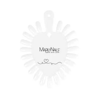 Szív alakú margaréta színpaletta - White