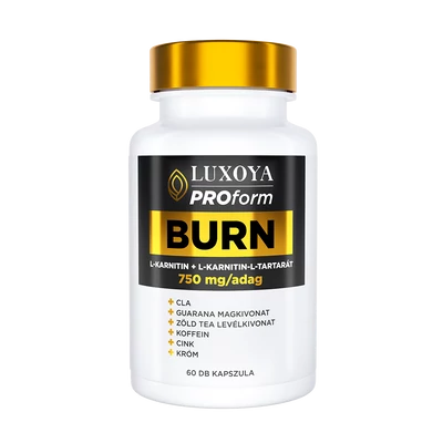 BURN - Étrend-kiegészítő kapszula inulinnal, L-karnitinnel, aminosavakkal és koffeinnel - 60db