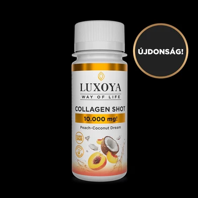 COLLAGEN SHOT 10.000 mg FOLYÉKONY KOLLAGÉN 60 ml, Őszibarack-kókusz ízű