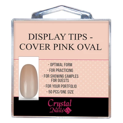 DISPLAY TIPS - COVER PINK OVAL