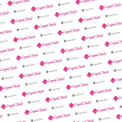 ASZTALI ALÁTÉT CRYSTAL NAILS LOGÓVAL 50DB