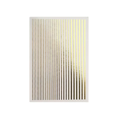 CN Magic stripes sticker GOLD - Csíkmatrica metál ARANY