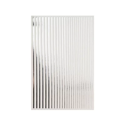 CN Magic stripes sticker SILVER - Csíkmatrica metál EZÜST