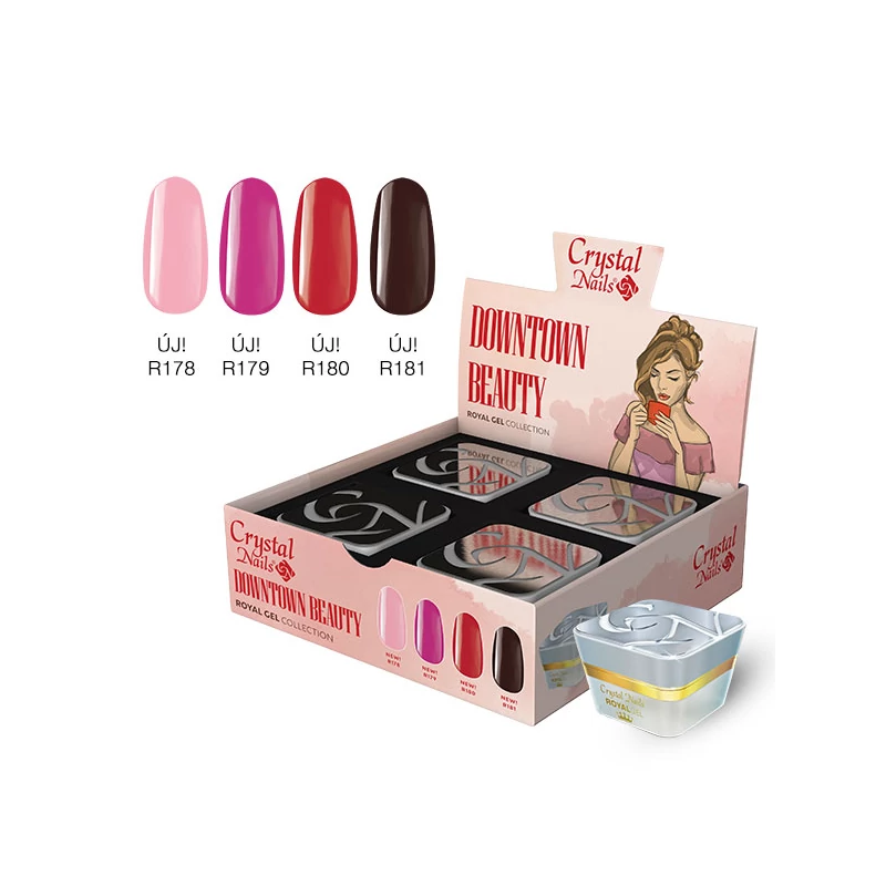 Downtown Beauty Royal Gel készlet (4x4,5ml)
