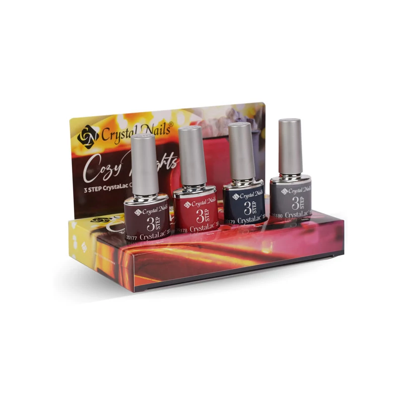 COZY NIGHTS 3 STEP CRYSTALAC KÉSZLET (4X4ML)