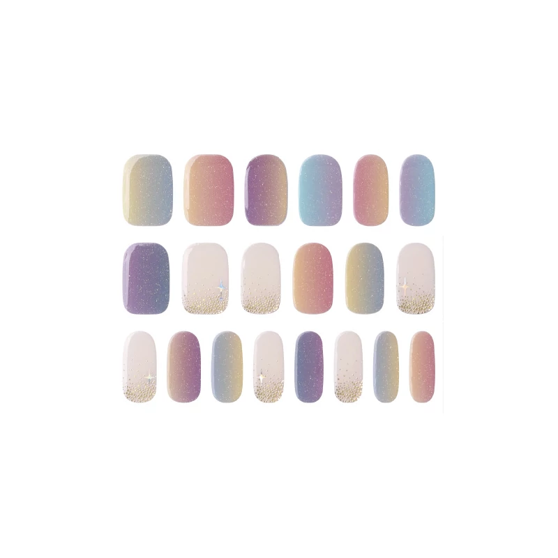 Gel effect nail laquer strips 4.