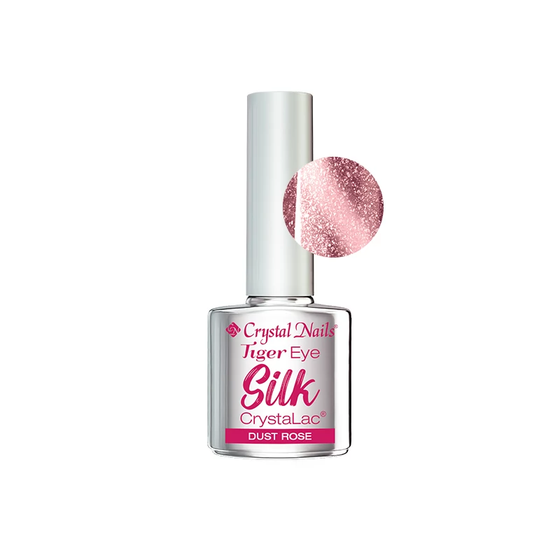 Tiger Eye Silk CrystaLac - Dust Rose 4ml