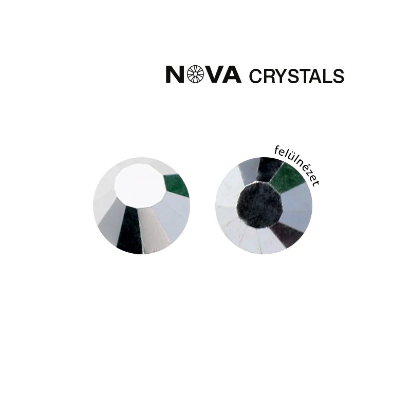 NOVA Crystals Strasszkő - Silver SS12 (3 mm)