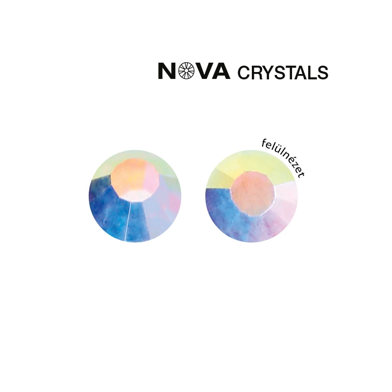 NOVA Crystals Strasszkő - White AB SS12 (3 mm)
