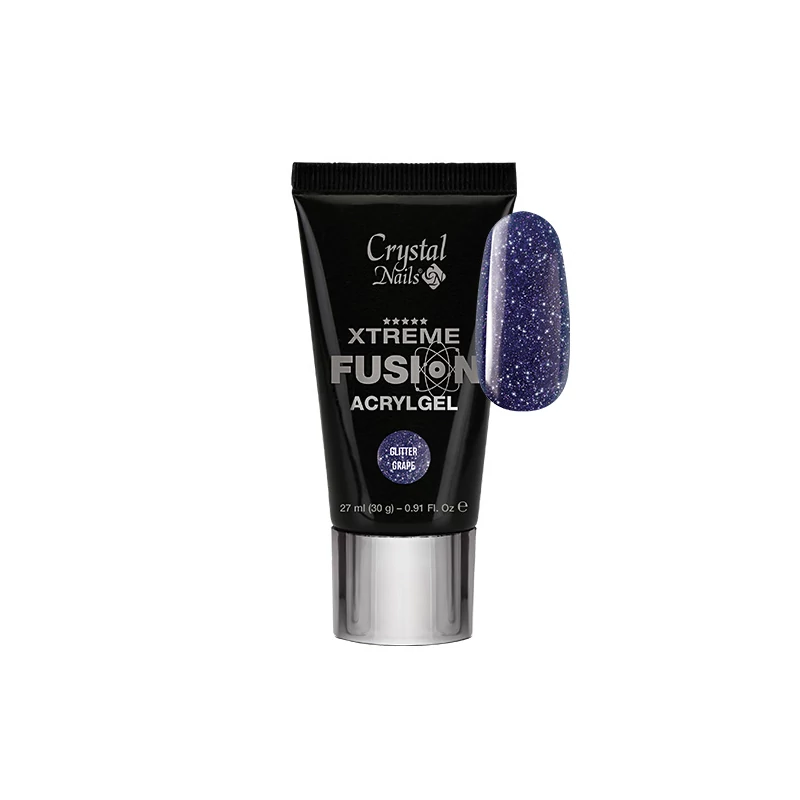 Xtreme Fusion AcrylGel - Glitter Grape 30g
