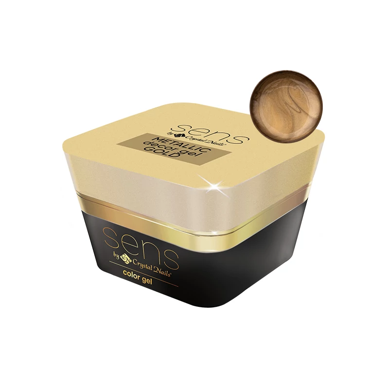 SENS METALLIC decor gel - Gold 5ml
