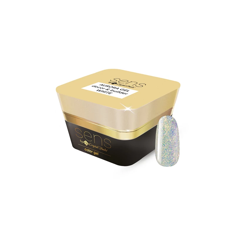 SENS AURORA DECOR&BUILDER GEL - WHITE 5ML