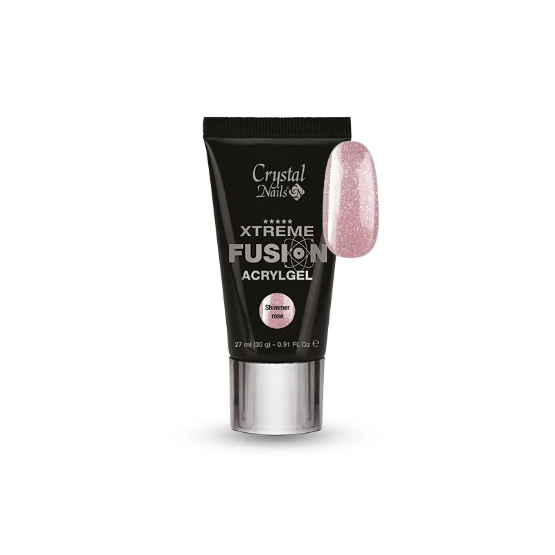 Xtreme Fusion AcrylGel - Shimmer Rose 30g