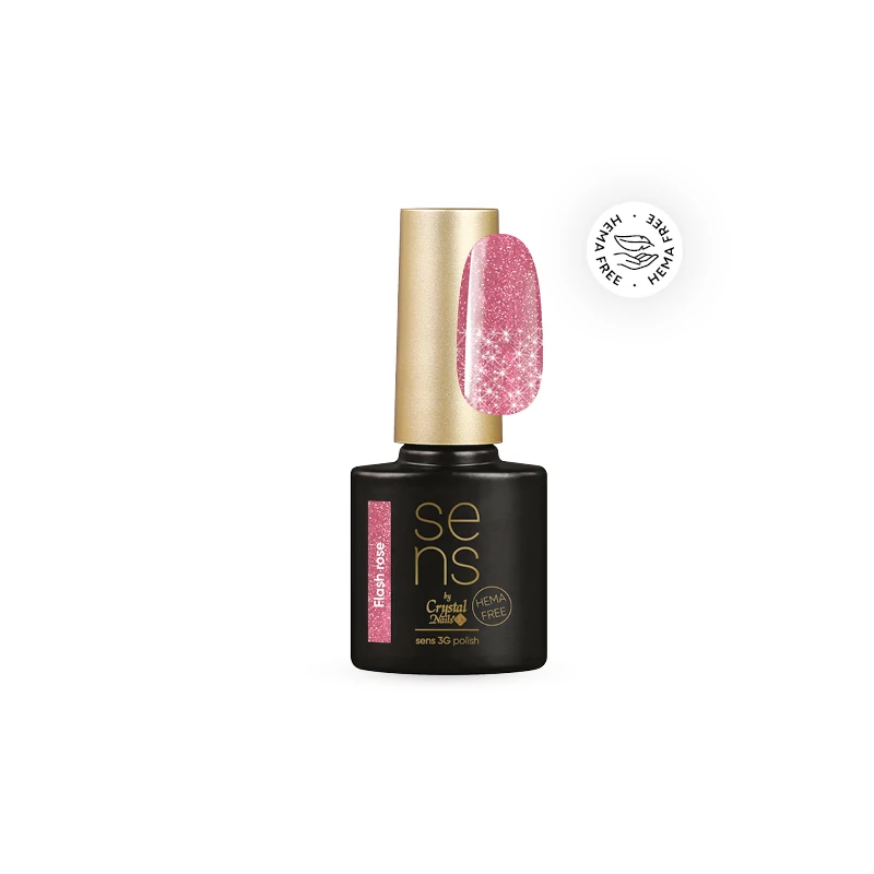 SENS HEMA FREE 3G polish - Flash Holo Rose 4ml