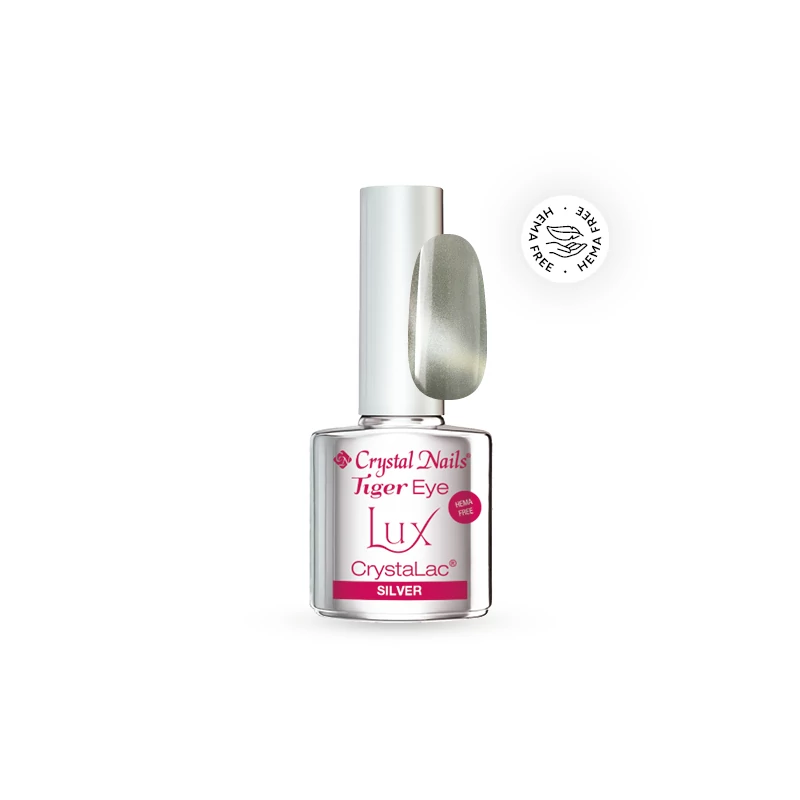 Tiger Eye Lux HEMA Free CrystaLac - Silver 4ml