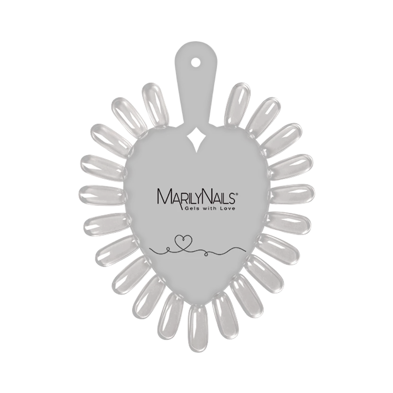 Szív alakú margaréta színpaletta - Clear