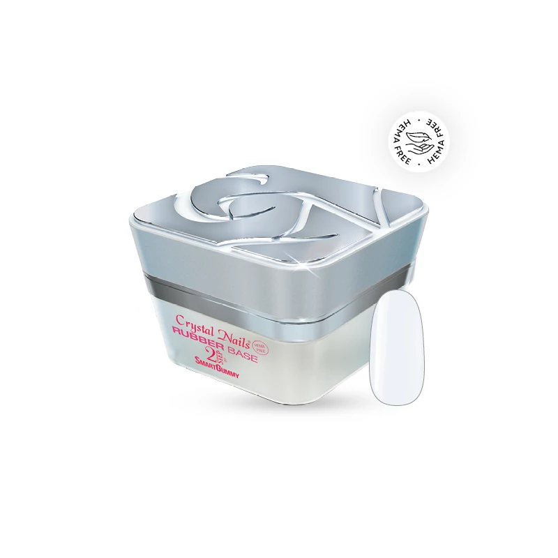 2STEP SmartGummy Rubber Base Gel – Nr02 Milky White 30ml (tégelyben)