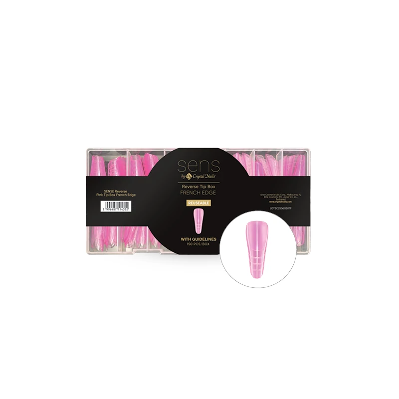 SENS Reverse Tip Box - French Edge - Pink 150db
