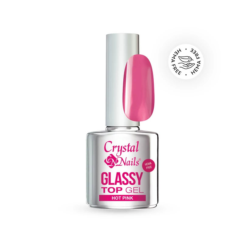 Glassy Top Gel - Hot Pink 4ml