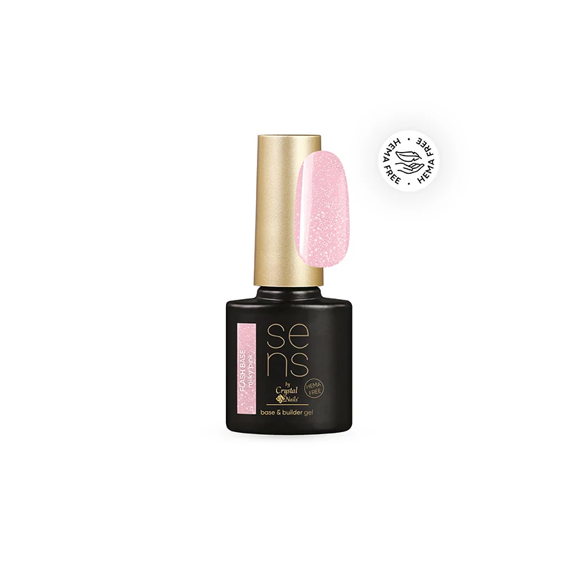 SENS FLASH Hema Free Base gel - Milky Pink 10ml