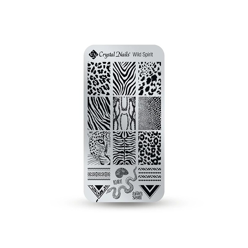 Egyedi Crystal Nails Körömnyomda lemez - Wild Spirit