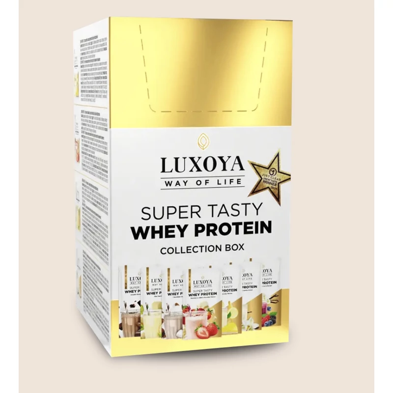 Whey Protein - Tejsavó fehérje italpor Collection Box / Gyűjtődoboz 7x30g (7x1 íz)