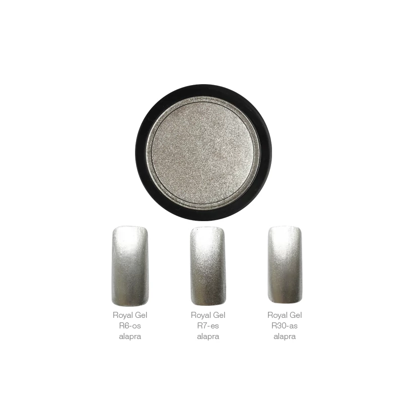 Crystal Nails ChroMirror króm pigmentpor Fine silver