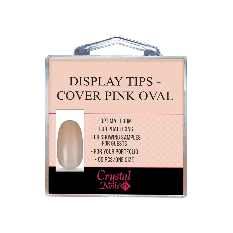 DISPLAY TIPS - COVER PINK OVAL