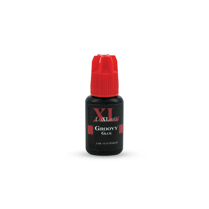 LuXLash Groovy Glue - Fekete pillaragasztó 5ml