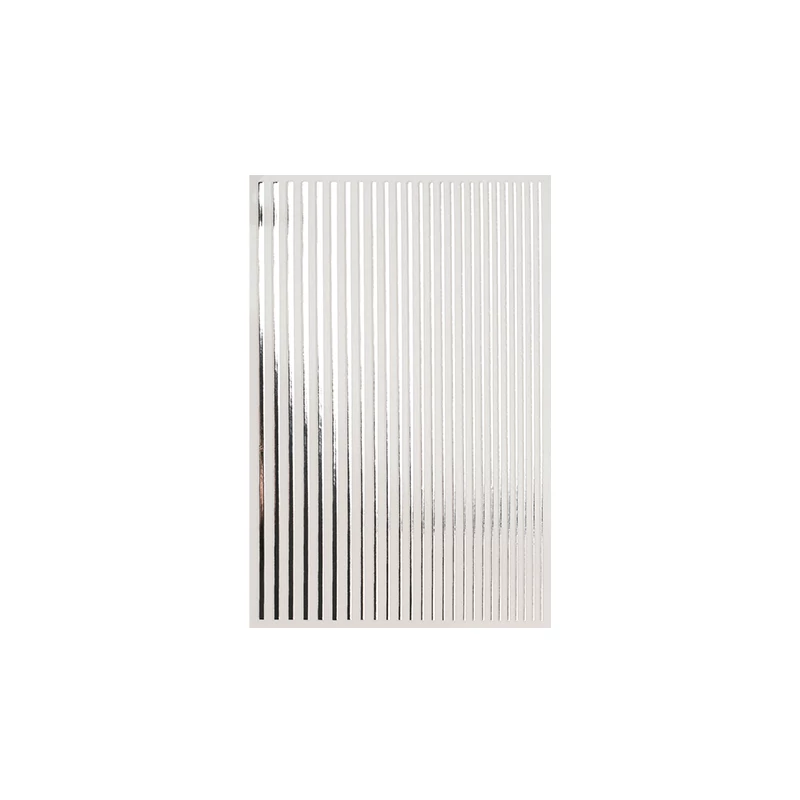 CN Magic stripes sticker SILVER - Csíkmatrica metál EZÜST