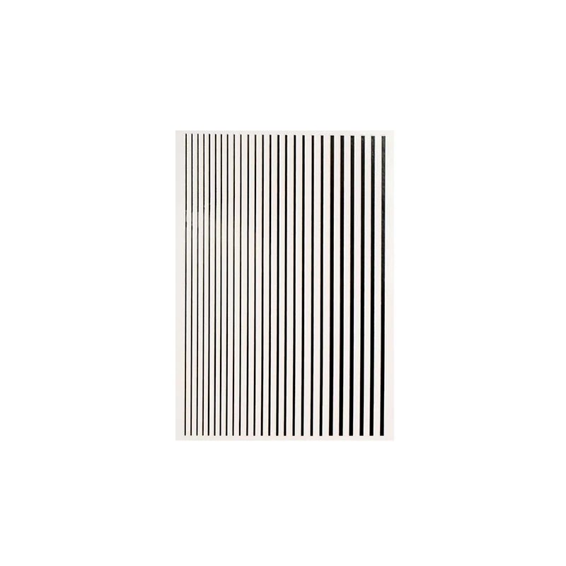 CN Magic stripes sticker BLACK - Csíkmatrica FEKETE