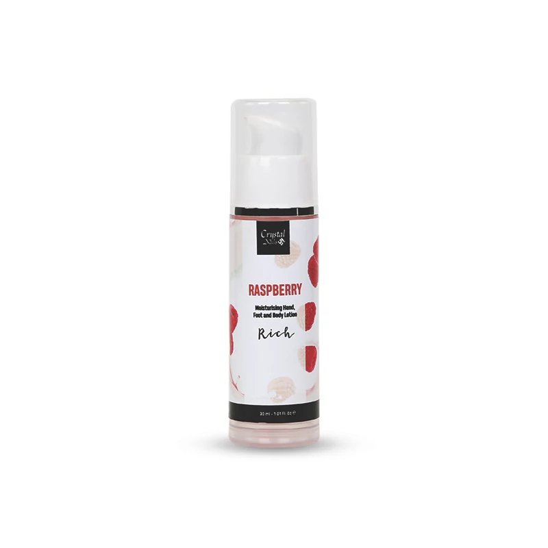MOISTURISING HAND, FOOT AND BODY LOTION - RASPBERRY LOTION - RICH 30ML