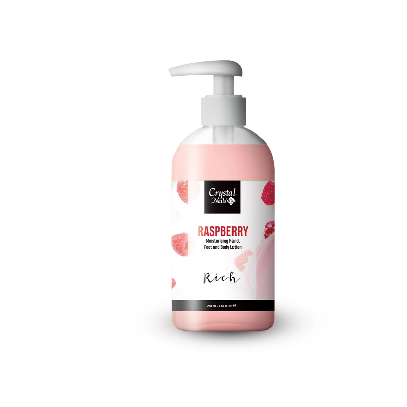 MOISTURISING HAND, FOOT AND BODY LOTION - RASPBERRY LOTION - RICH 250ML