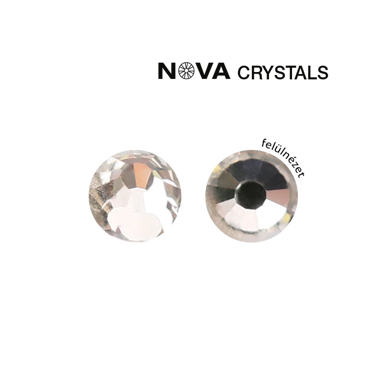 NOVA CRYSTAL STRASSZKŐ - WHITE SS8 (2,4 MM)