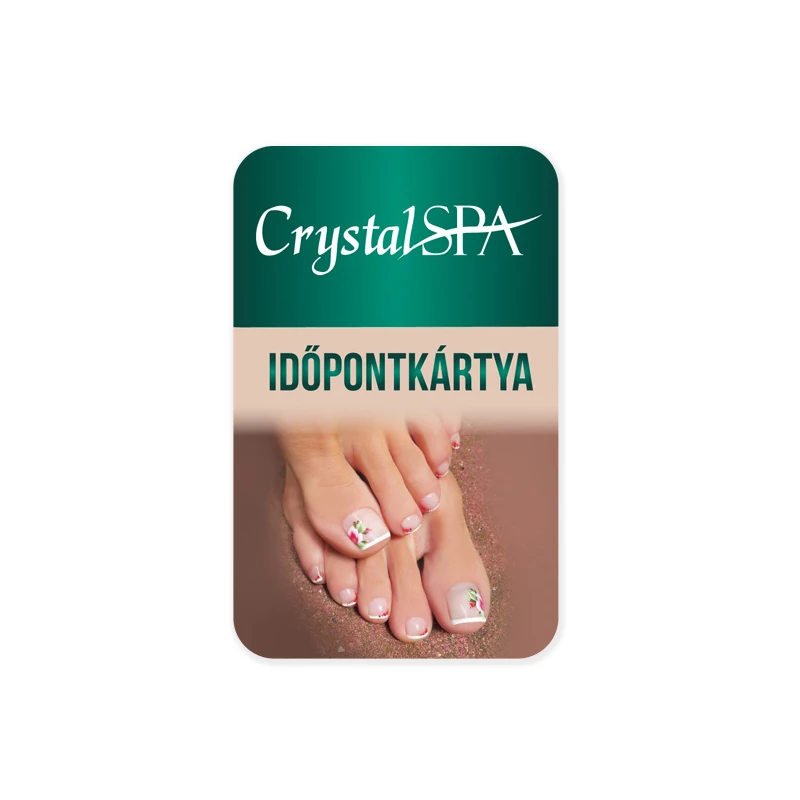 Crystal SPA időpontkártya -  2