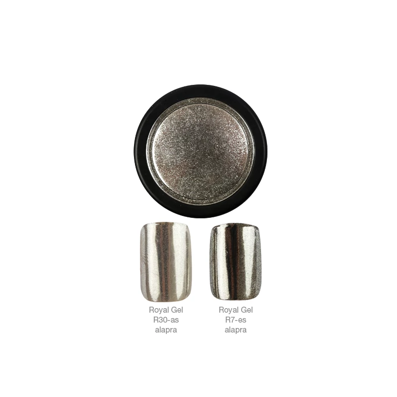 ÚJ! Crystal Nails ChroMirror króm pigmentpor - Silver