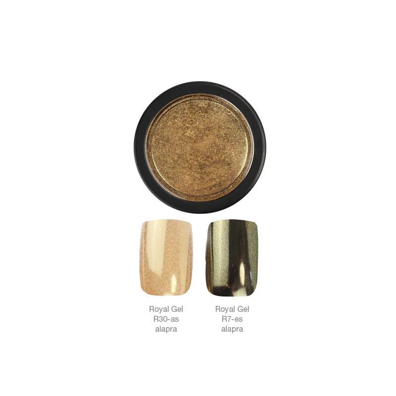 ÚJ! Crystal Nails ChroMirror króm pigmentpor - Gold