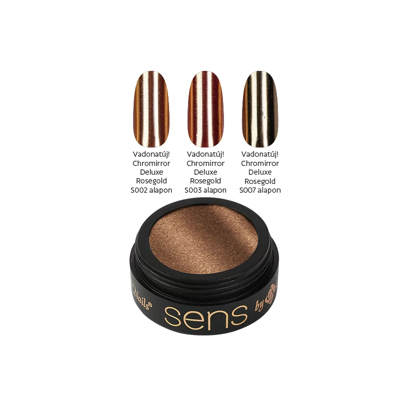 SENS CHROMIRROR DELUXE KRÓM PIGMENTPOR - ROSEGOLD